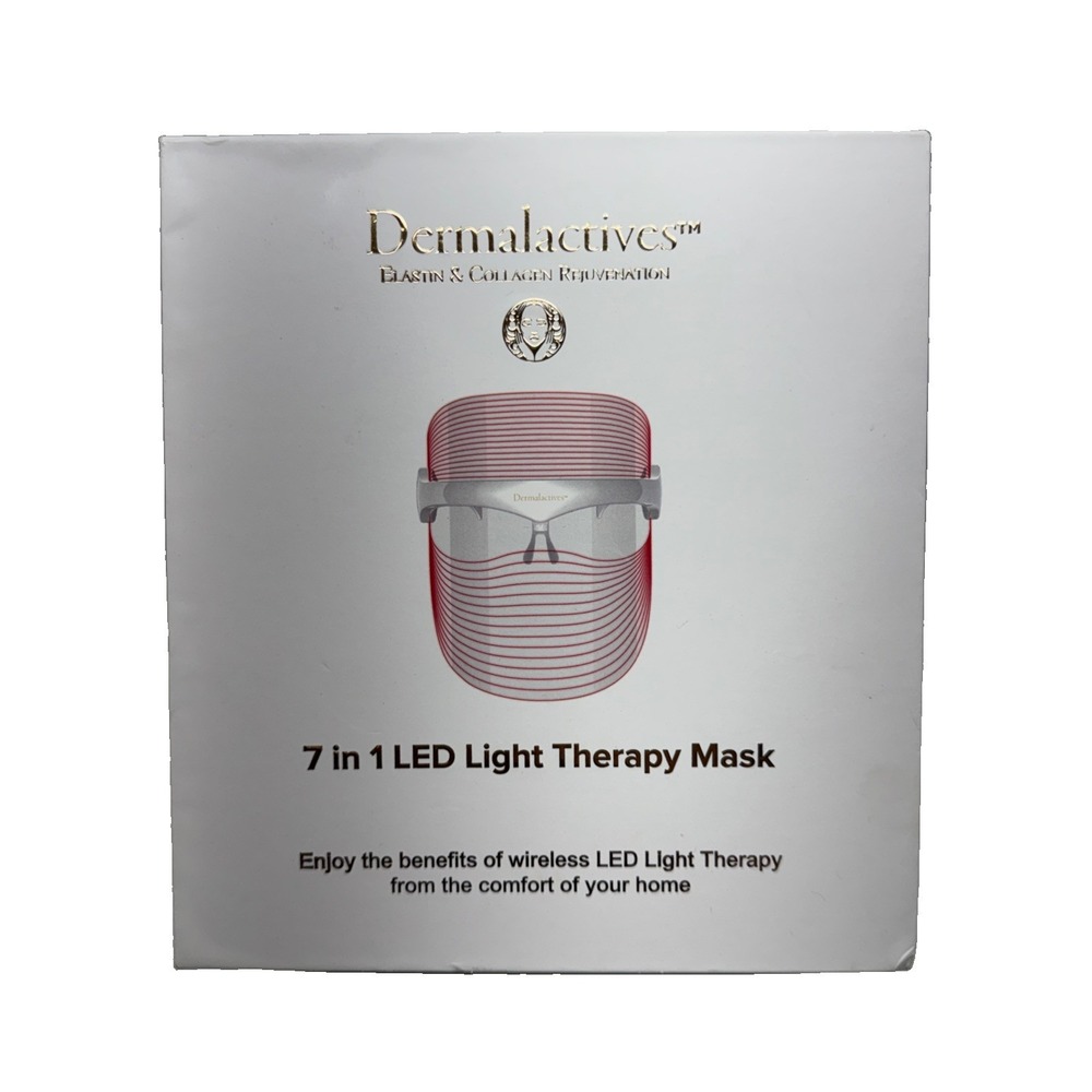 Dermalactives 7 in 1 LED Light Therapy Face MASK Anti-Aging